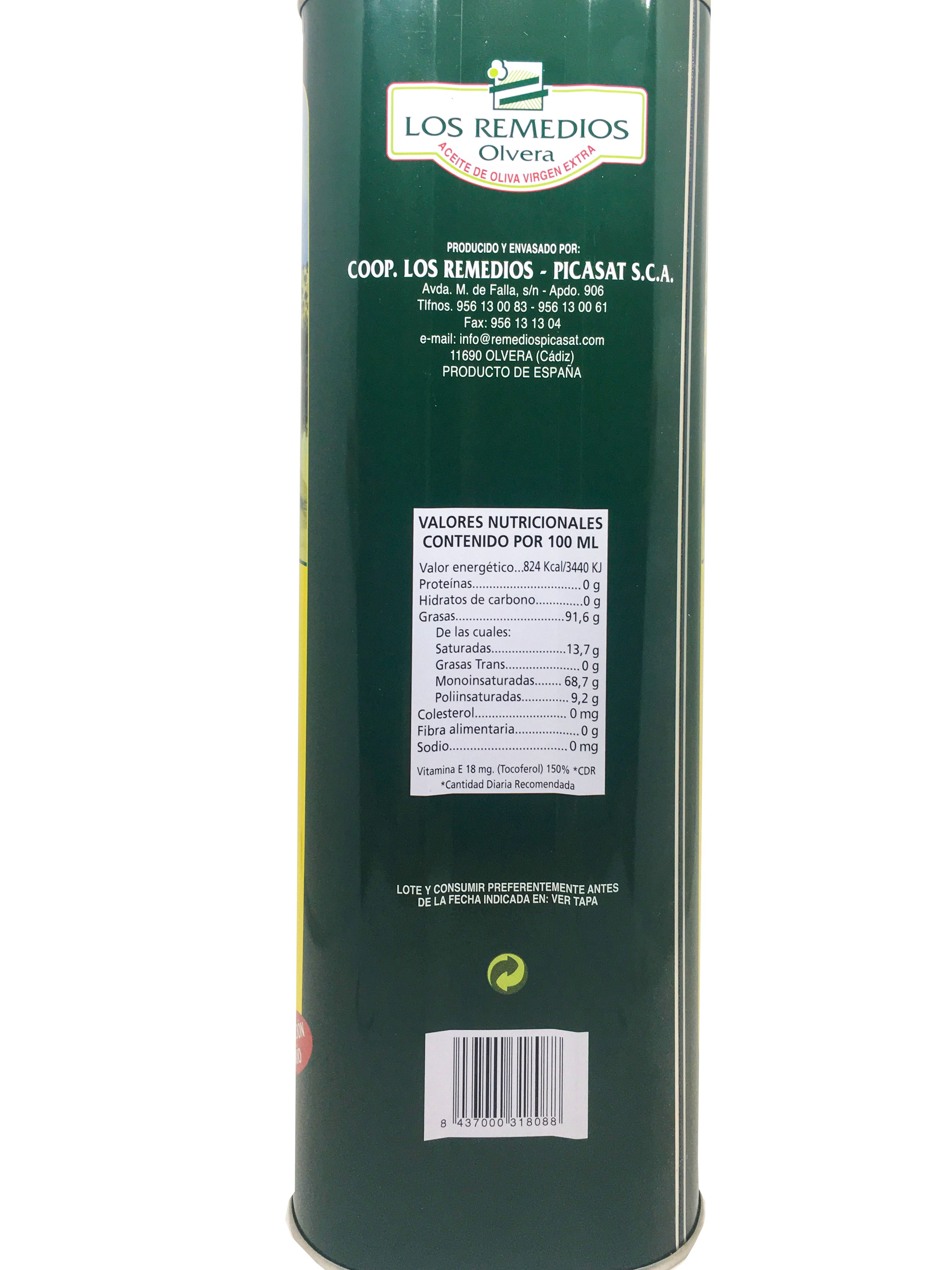 250 ml d'huile d'olive extra vierge - remèdes Picasat