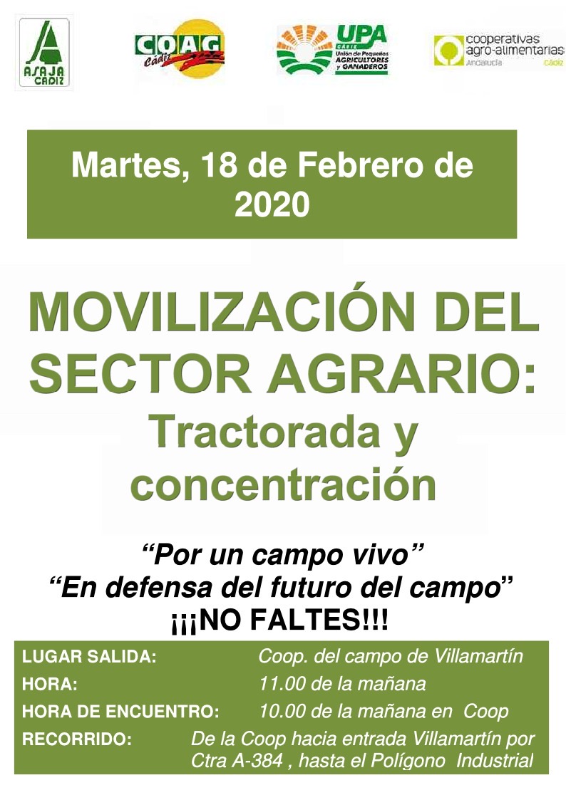 MOVILIZACIÓN DEL SECTOR AGRARIO